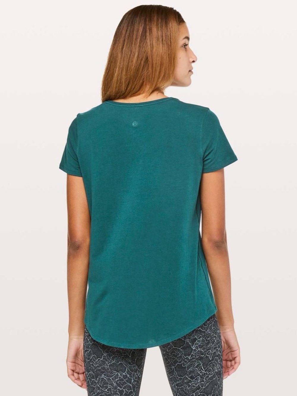 lululemon athletica Deep Teal Short Sleeve Tee